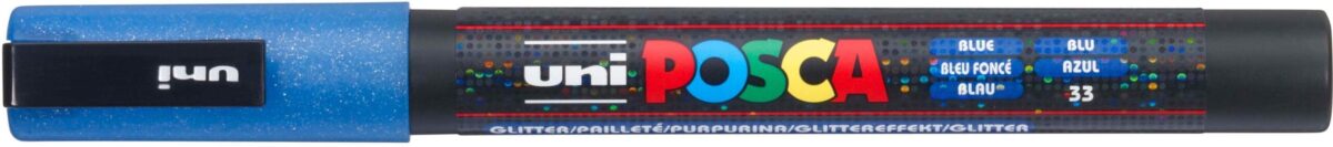 UNI-BALL Posca Marker 0.9-1.3mm PC-3ML BLUE glitzer blau – Hochwertig & günstig bei ShopDeca