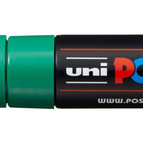 UNI-BALL Posca Marker 8mm PC-8K GREEN grün, Keilspitze