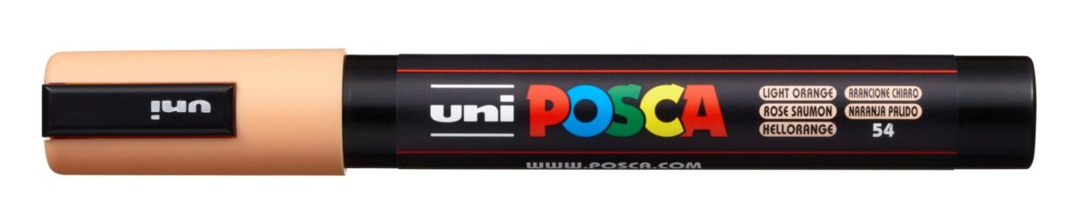 UNI-BALL Posca Marker 1,8-2,5mm PC5M L.ORANG hellorange, Rundspitze – Hochwertig & günstig bei ShopDeca