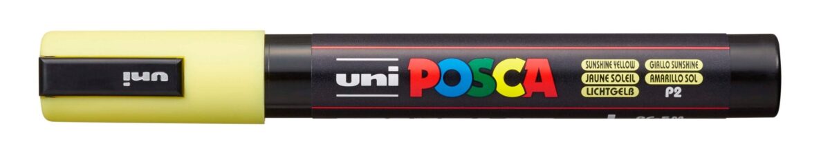 UNI-BALL Marker Posca 1.8-2.5mm PC5M_SUNSHINE YELLOW lichtgelb – Hochwertig & günstig bei ShopDeca