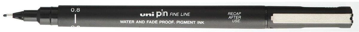 UNI-BALL Fineliner Pin 0,8mm PIN08200(S)B schwarz – Hochwertig & günstig bei ShopDeca