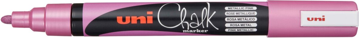 UNI-BALL Chalk Marker 1.8-2.5mm PWE-5M METALLIC PINK Metallic rosa – Hochwertig & günstig bei ShopDeca