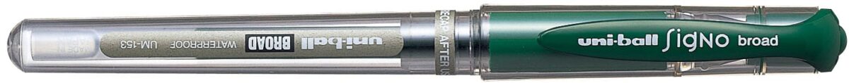 UNI-BALL Signo Broad 1mm UM-153 GREEN grün – Hochwertig & günstig bei ShopDeca