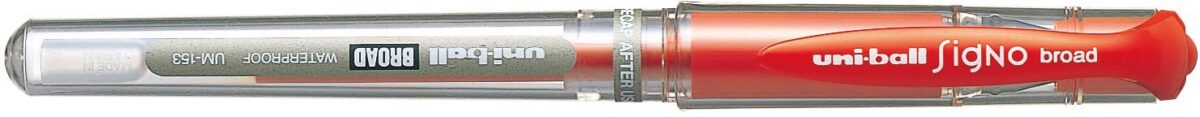 UNI-BALL Signo Broad 1mm UM-153 RED rot – Hochwertig & günstig bei ShopDeca