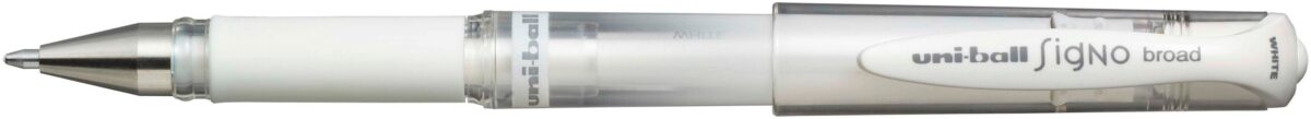 UNI-BALL Signo Broad 1mm UM-153 WHITE weiss-pastell – Hochwertig & günstig bei ShopDeca