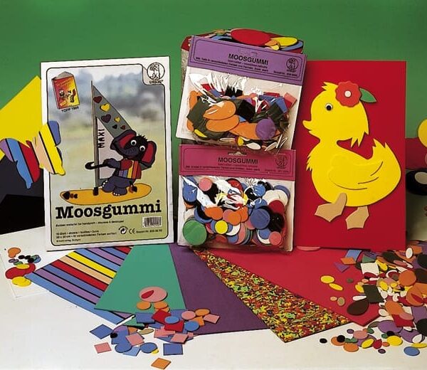 URSUS Moosgummi 20x30cm 8840099 10 Farben ass. 10 Stück