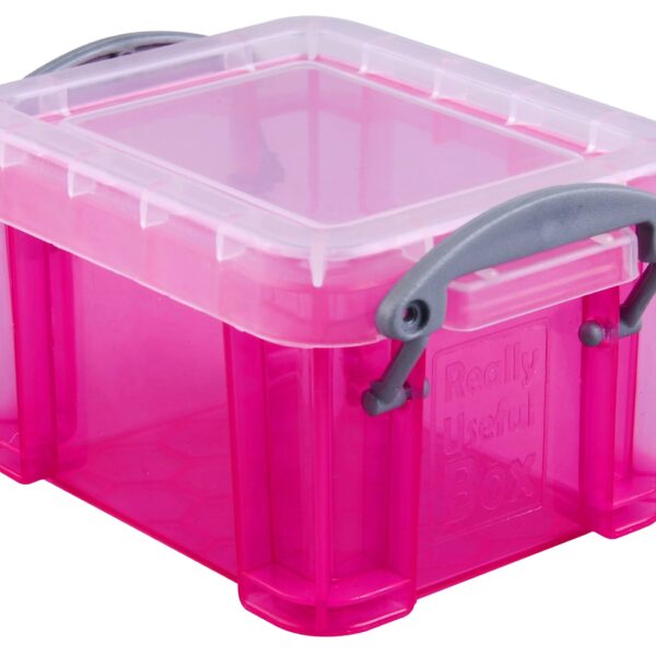 USEFULBOX Kunststoffbox 0,14lt 68501218 transparent pink