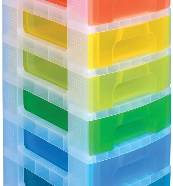 USEFULBOX Aufbewahrungsbox 42x30x121cm 68514200 11x7 Liter Schubladen