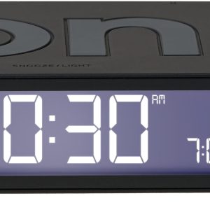 LEXON Wecker Flip Classic LR157N0 schwarz