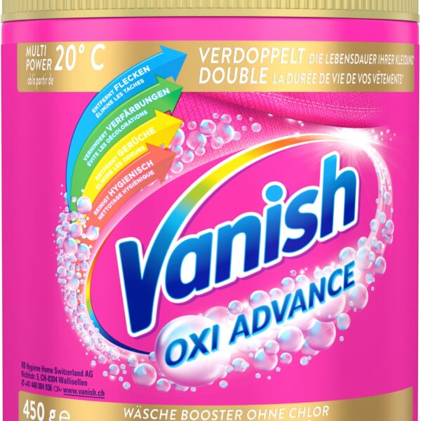 VANISH Pulverwaschmittel 0.45kg 3164849 Gold Advance Pink