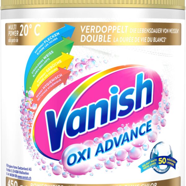 VANISH Pulverwaschmittel 0.45kg 3164852 Gold Advance Weiss