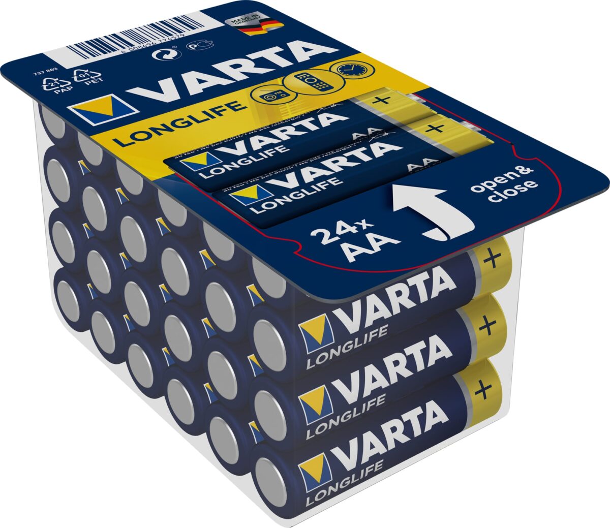 VARTA Longlife 4106301124 AA/LR06 24 Stück – Hochwertig & günstig bei ShopDeca