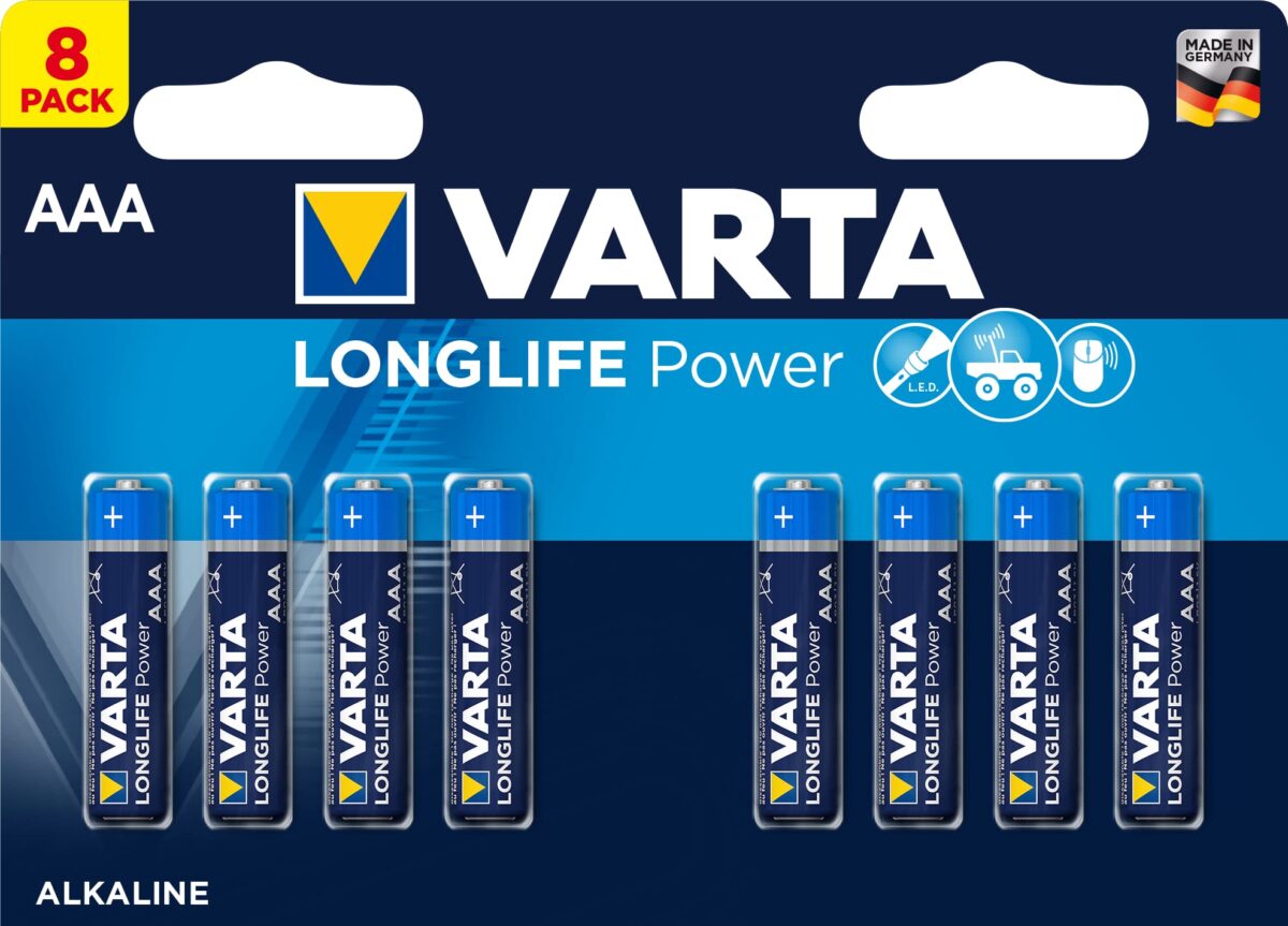 VARTA Batterie Longlife Power 4903121418 AAA/LR03, 8 Stück – Hochwertig & günstig bei ShopDeca