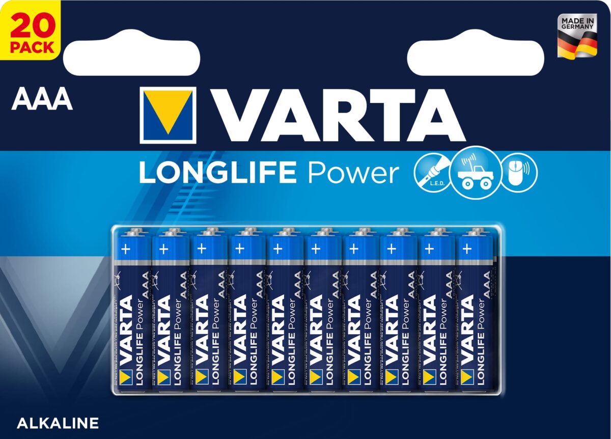 VARTA Batterie Longlife Power 4903121420 AAA/LR03, 20 Stück – Hochwertig & günstig bei ShopDeca