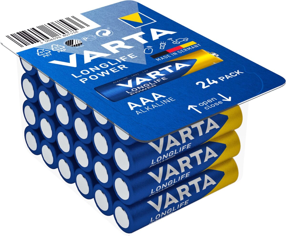VARTA Longlife Power 4903301124 AAA/LR03 24 Stück – Hochwertig & günstig bei ShopDeca