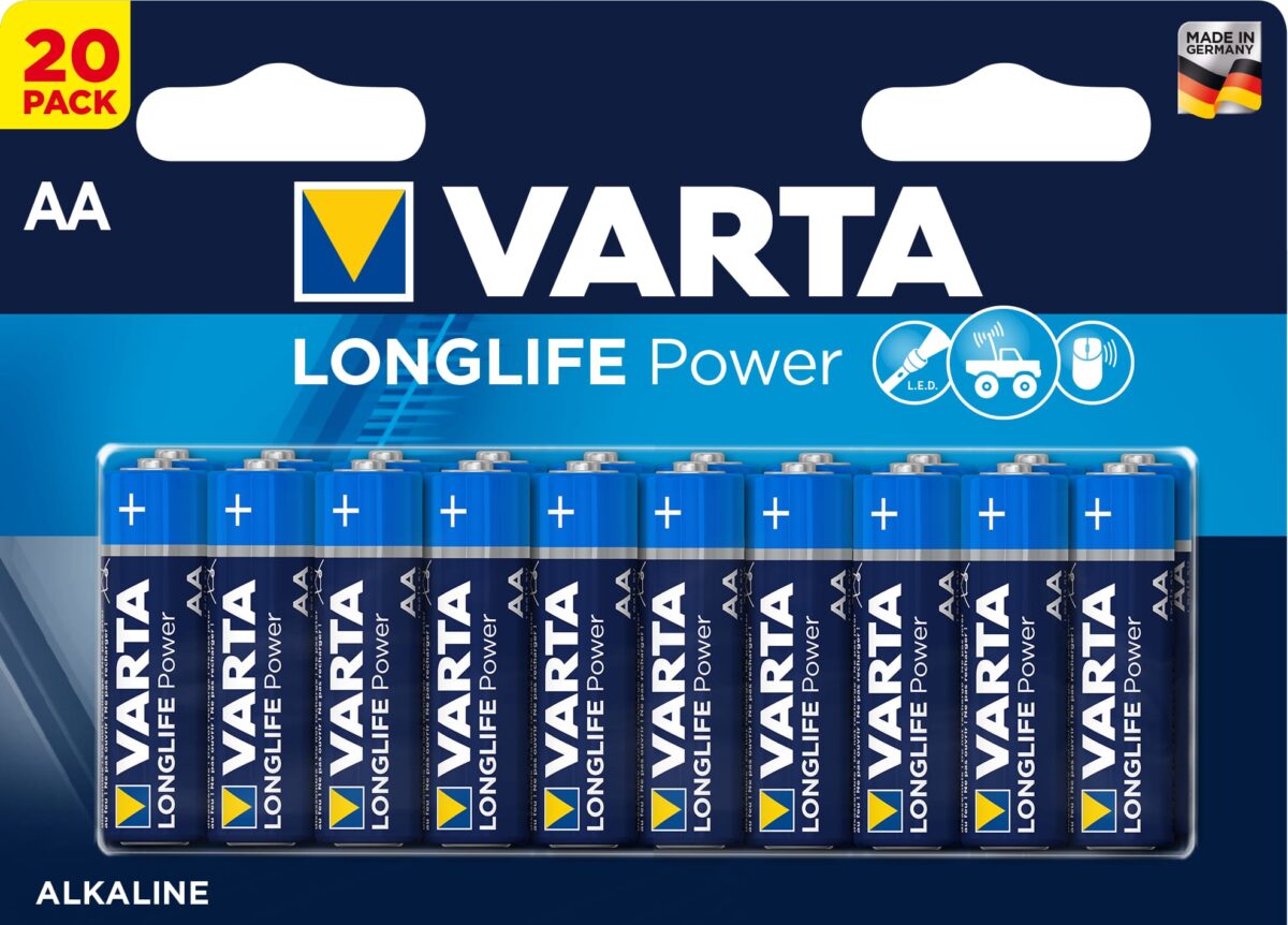 VARTA Batterie Longlife Power 4906121420 AA/LR06, 20 Stück – Hochwertig & günstig bei ShopDeca