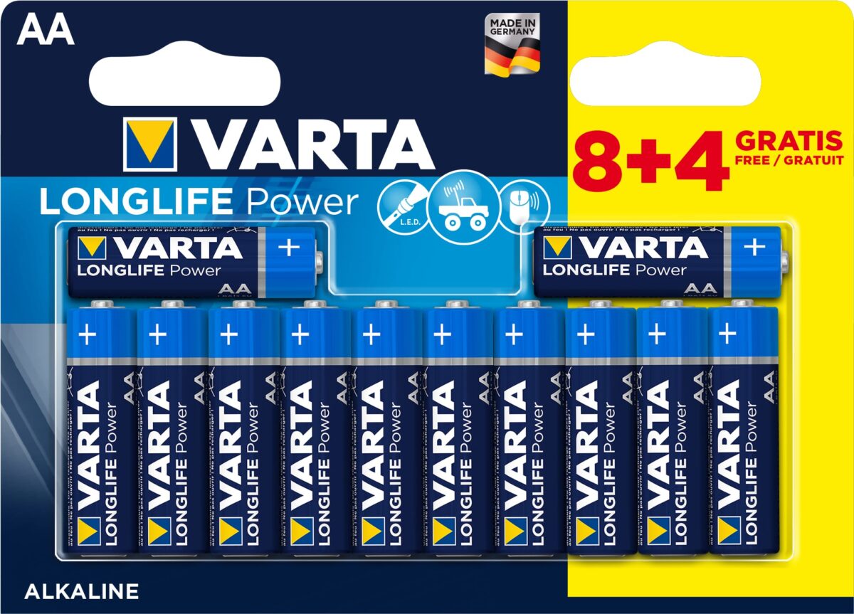 VARTA Batterie Longlife Power 4906121472 AA/LR06, 12 Stück – Hochwertig & günstig bei ShopDeca