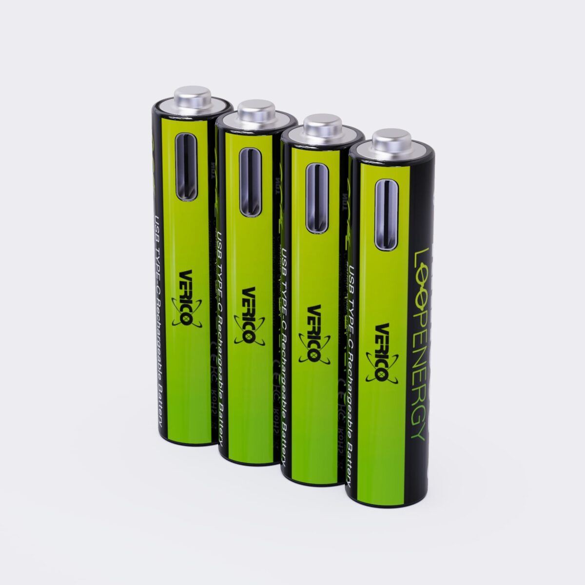 VERICO LoopEnergy Akku USB-C 1UDBT-A3WEB2 AAA/LR03 (600mAh) 4 Stück – Hochwertig & günstig bei ShopDeca