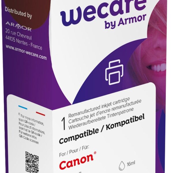 WECARE Tinte XL rebuilt color CL-541XLWE zu Canon PIXMA MG2150 16ml
