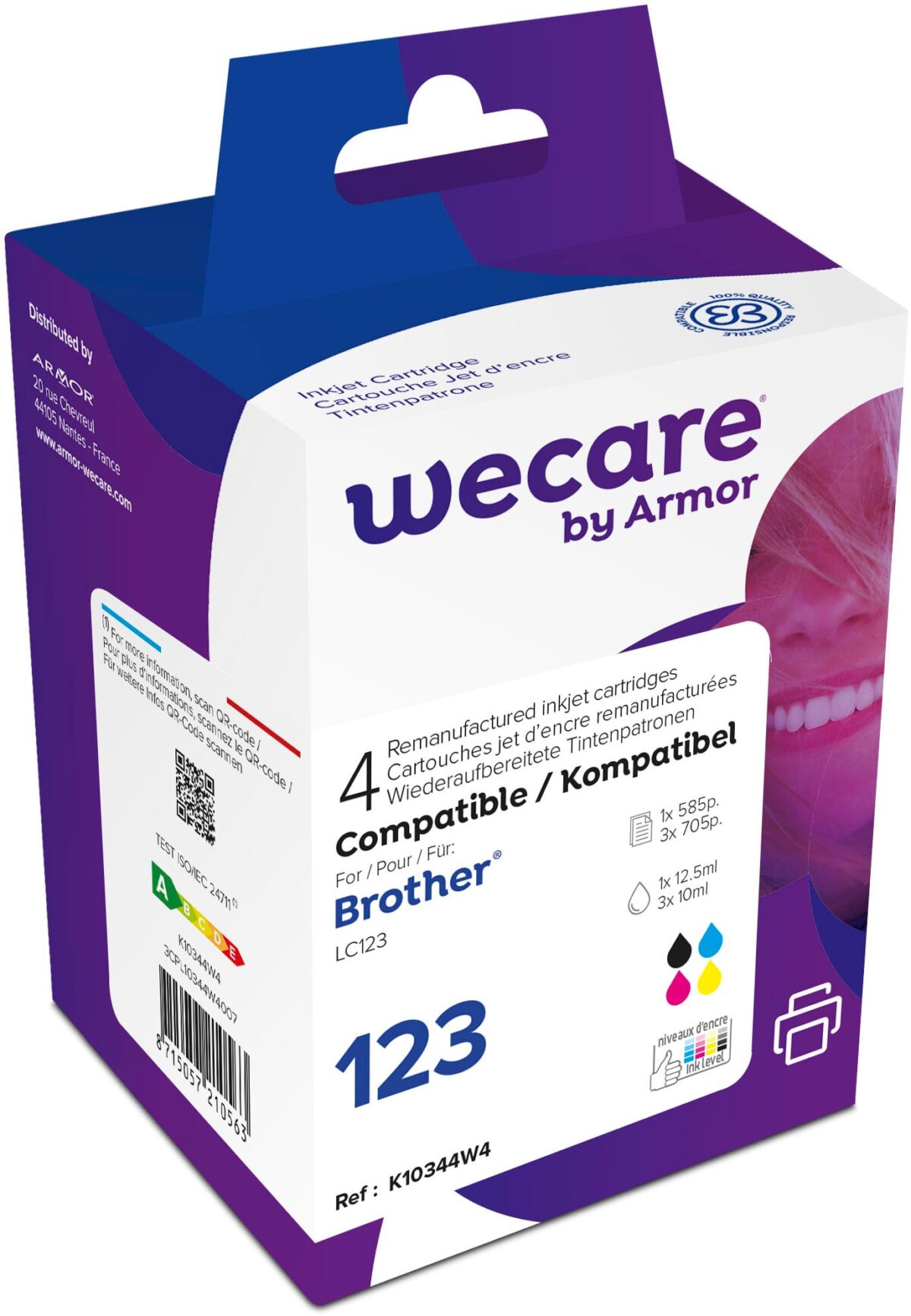 WECARE Multipack rebuilt CMYBK LC-123VALWE z.BrotherDCP-J4110 12.5/3x10ml – Hochwertig & günstig bei ShopDeca