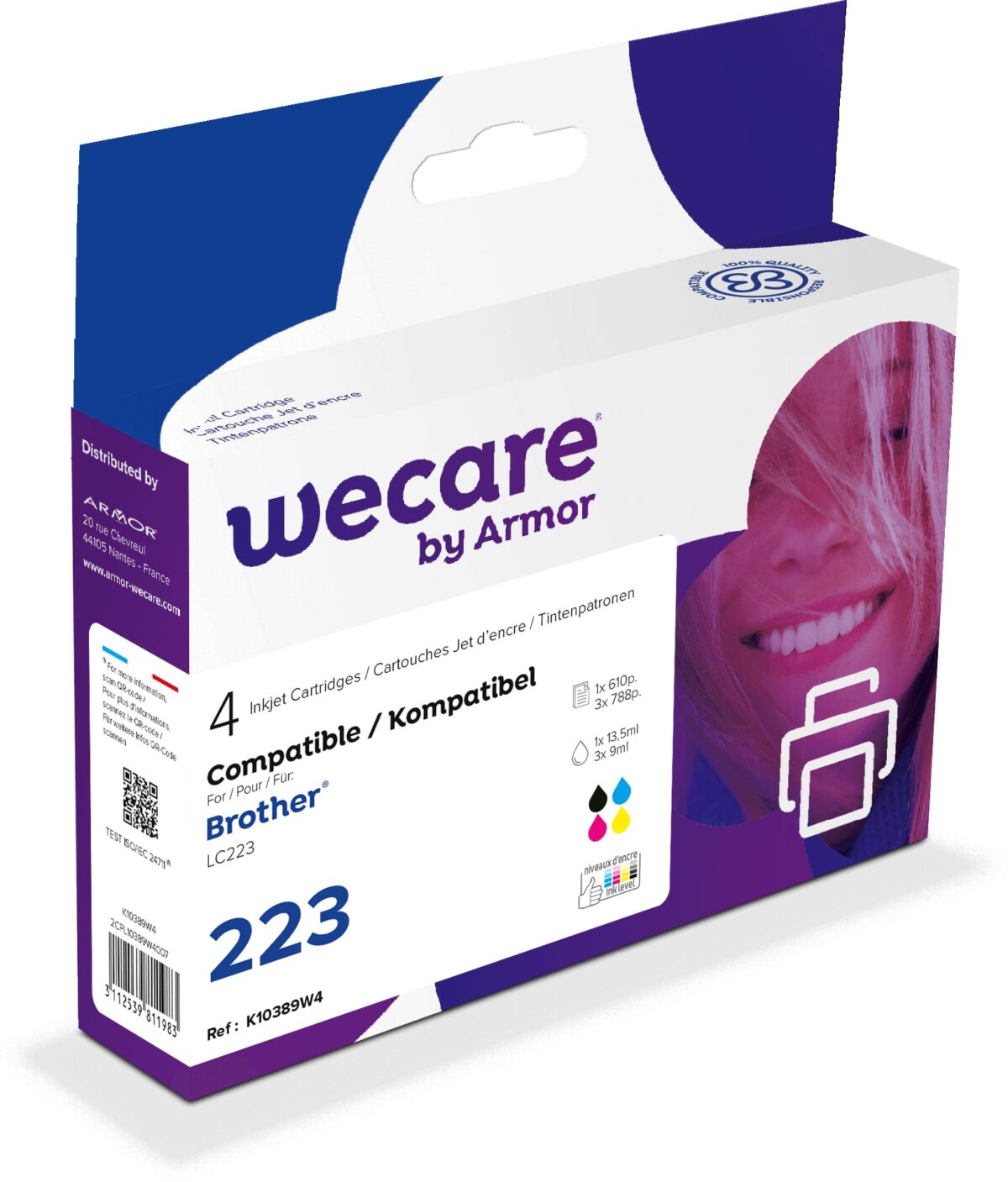 WECARE Multipack rebuilt CMYBK LC-223VALWE z.Brother MFC-J5620DW 12/3x6ml – Hochwertig & günstig bei ShopDeca