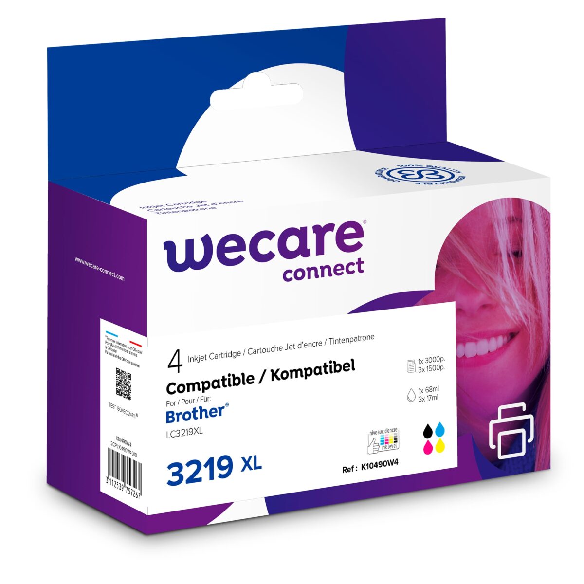 WECARE Multipack rebuilt XL CMYBK LC-3219VWE zu Brother MFC-J6530 15/4x11ml – Hochwertig & günstig bei ShopDeca