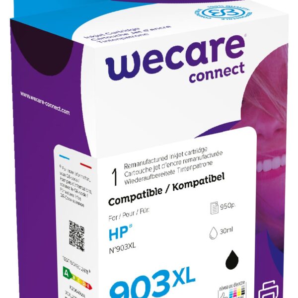 WECARE Tinte 903XL rebuilt schwarz T6M15AEWE z.HP OfficeJet 6950 30ml