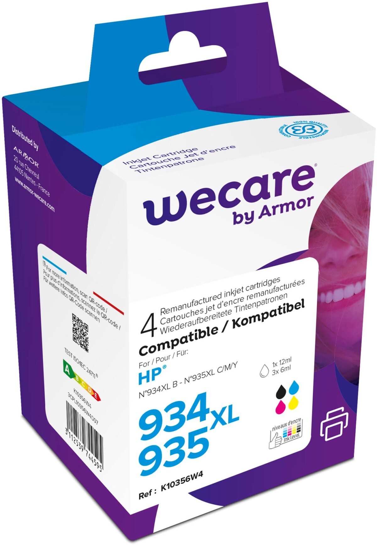 WECARE Multi 934XL/935 rebuilt CMYBK X4E14AEWE z.HP OJ Pro 6230 45/3x2ml – Hochwertig & günstig bei ShopDeca