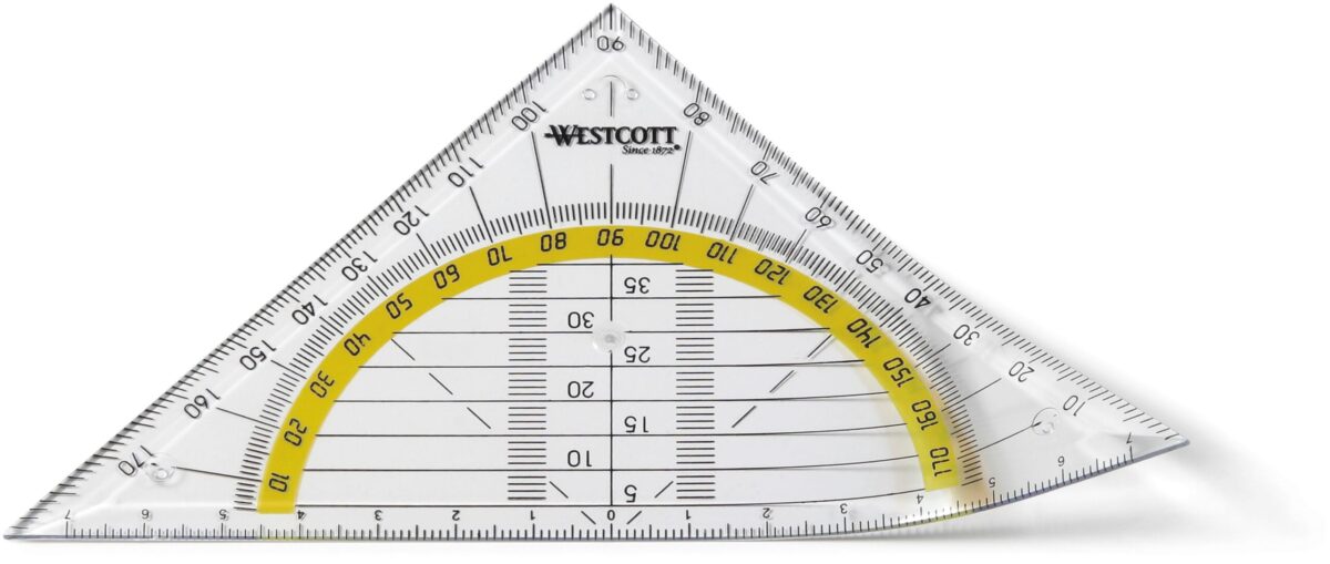 WESTCOTT Geodreieck 14cm E10132 BP – Hochwertig & günstig bei ShopDeca