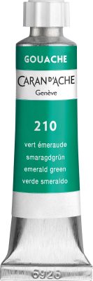 CARAN D'ACHE Deckfarbe Gouache 10ml 2001.210 smaragd