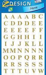 Z-DESIGN Letters gold 3727 7.5mm, Times Bold 120 St.