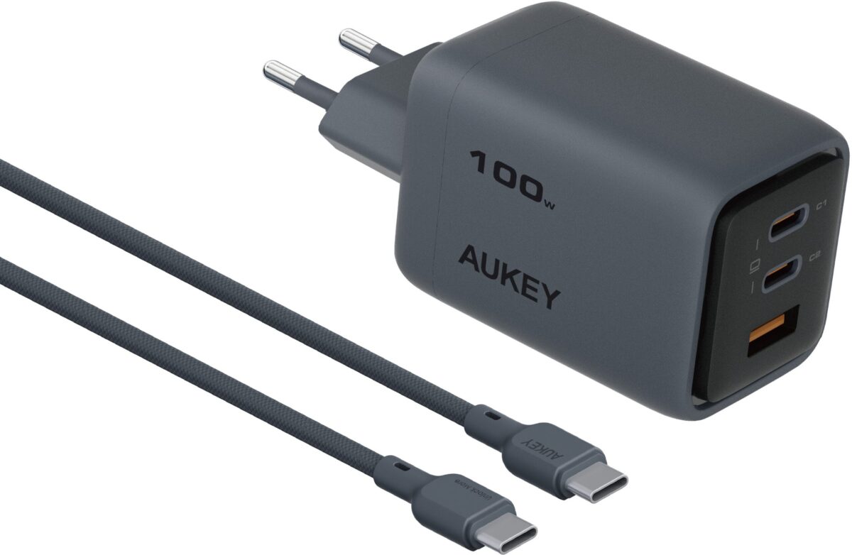 AUKEY Comet Mix 100W GaN 4-Port PD PA-C5 Bundle Cable Bundle – Hochwertig & günstig bei ShopDeca