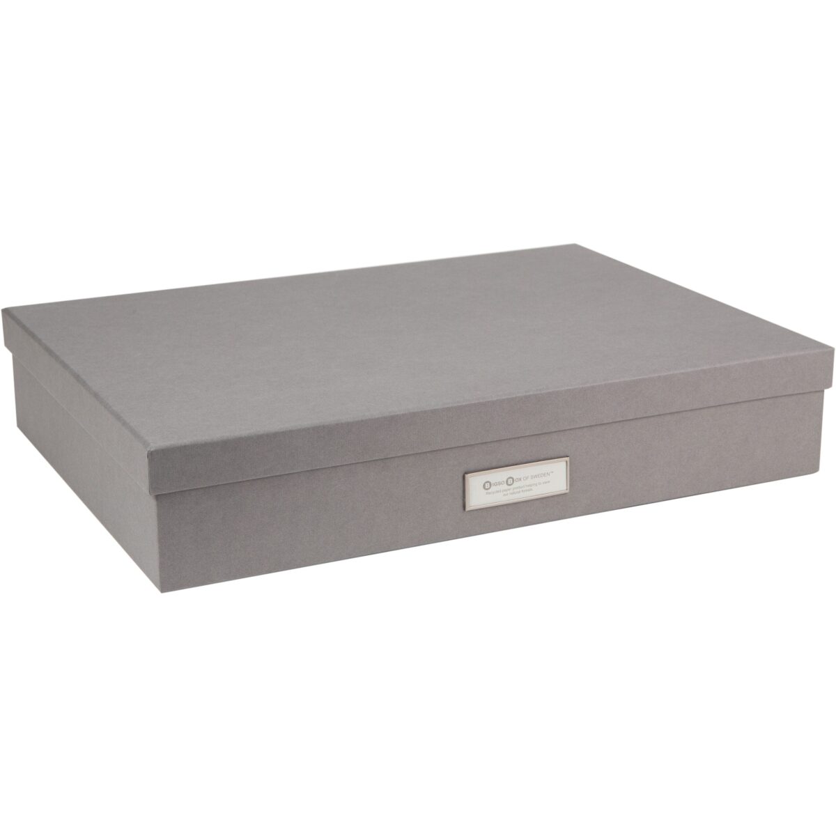 BIGSO BOX OF SWEDEN Aufbewahrungsbox Sverker 934154141 grau 43.5x31x8.5cm – Hochwertig & günstig bei ShopDeca