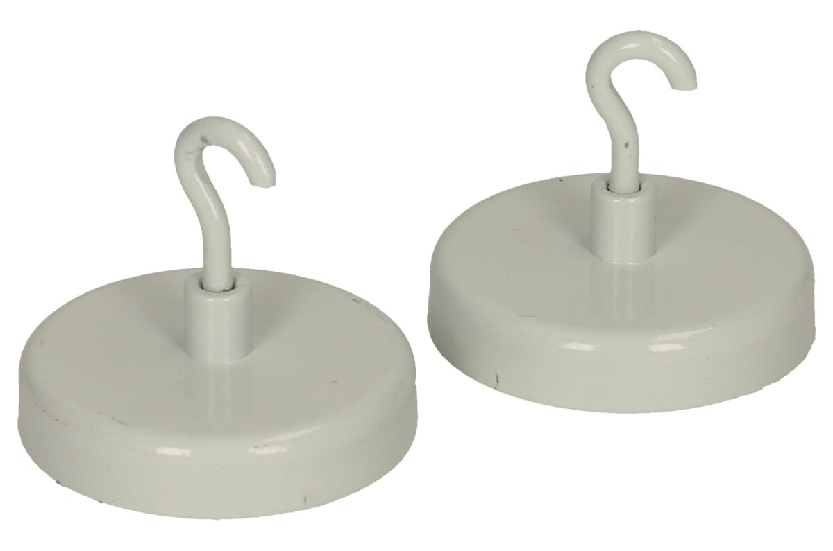 BOOFFICE Hakenmagnete 47mm PC 47 weiss 2 Stück – Hochwertig & günstig bei ShopDeca