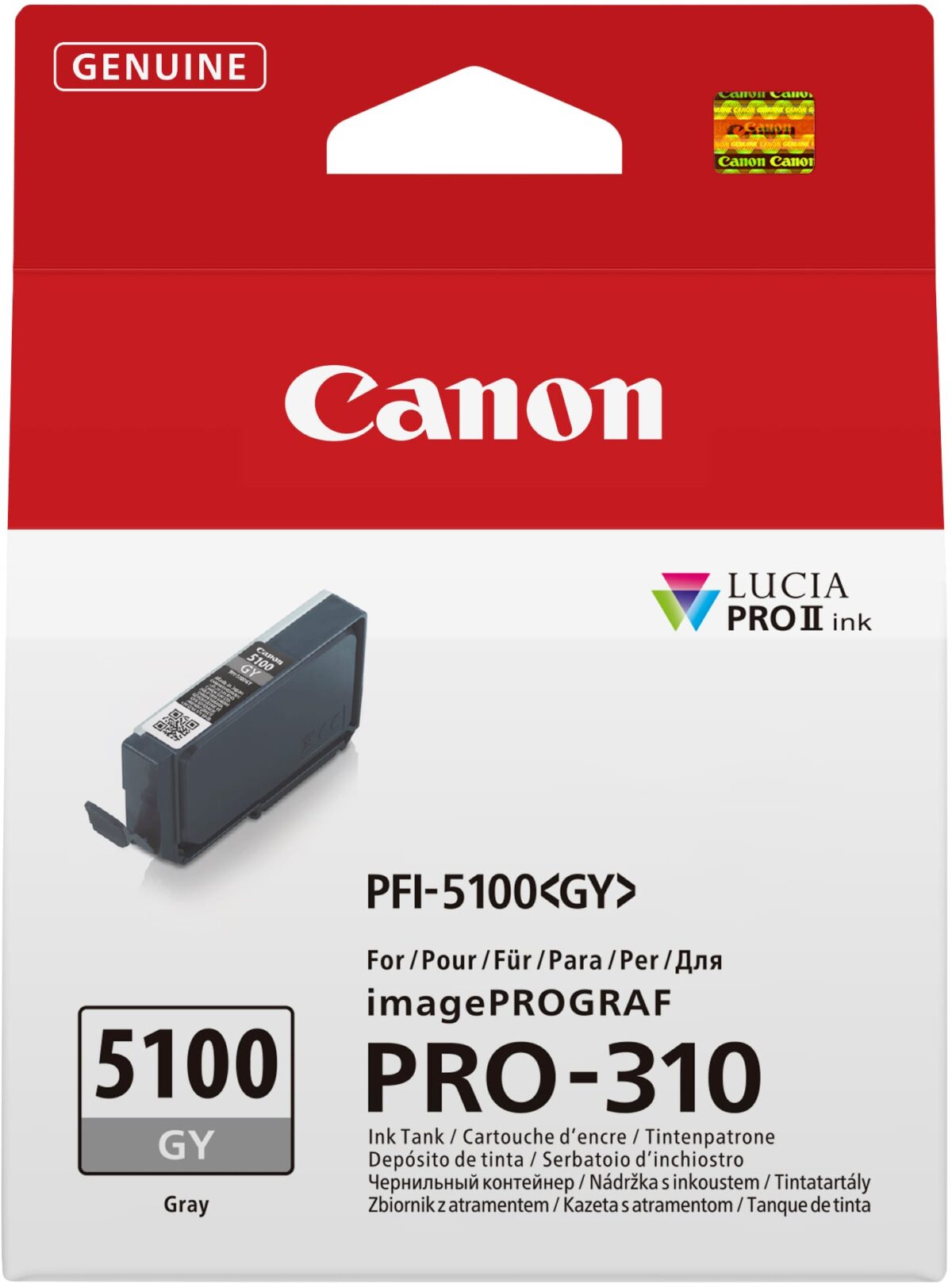 CANON Tintenpatrone grau PFI-5100GY iPF PRO-310 14ml – Hochwertig & günstig bei ShopDeca