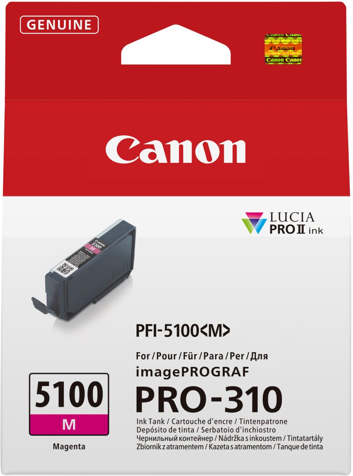 CANON Tintenpatrone magenta PFI-5100M iPF PRO-310 14ml – Hochwertig & günstig bei ShopDeca