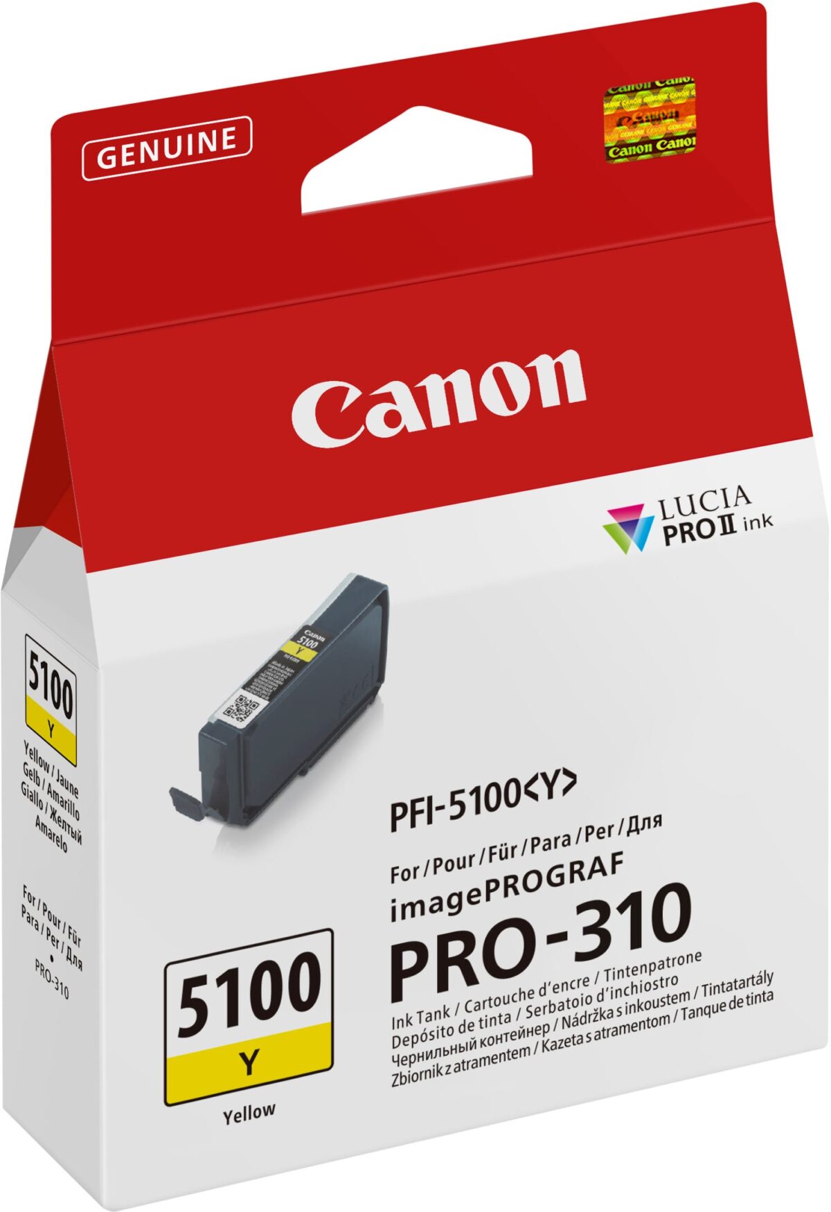 CANON Tintenpatrone yellow PFI-5100Y iPF PRO-310 14ml – Hochwertig & günstig bei ShopDeca