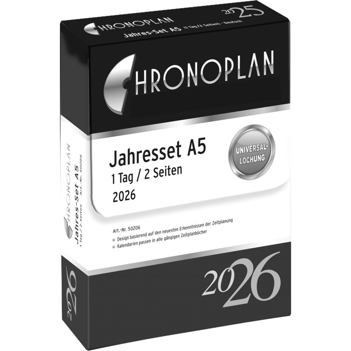 CHRONOPLAN Jahres-Set Tagesplan 2026 50206Z.26 1T/1S A5 – Hochwertig & günstig bei ShopDeca