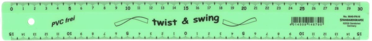 DUX Twist & Swing Lineal 30cm 9040-PA16 pastel minze – Hochwertig & günstig bei ShopDeca