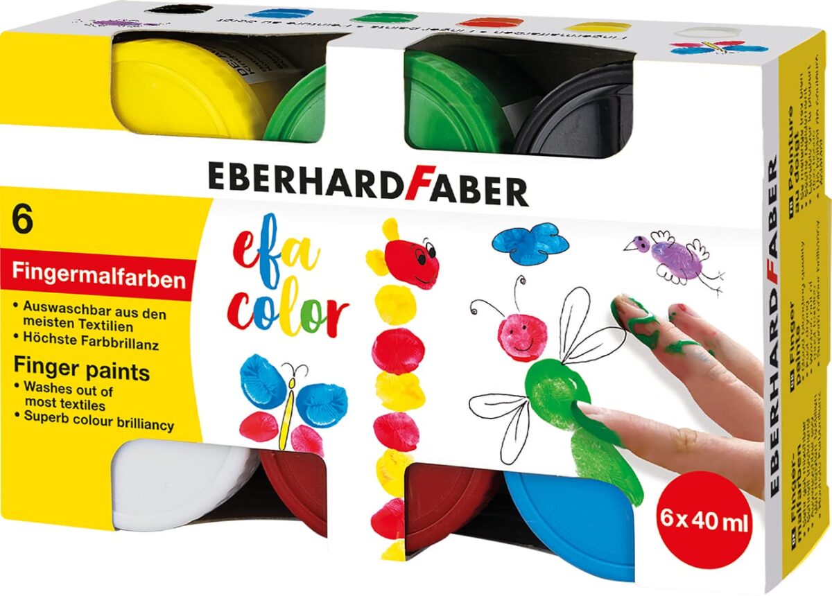EBERHARD FABER Fingermalfarben EFA Color 578606 6x40ml – Hochwertig & günstig bei ShopDeca
