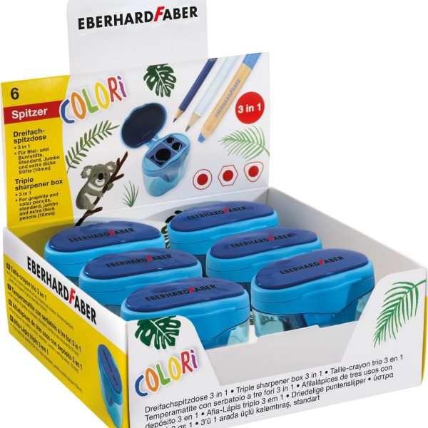 EBERHARD FABER Spitzer Colori 585149 blau