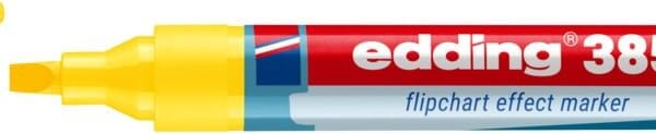 EDDING Flipchart Marker 385 1-5mm 4-385005 Effektmarker, gelb