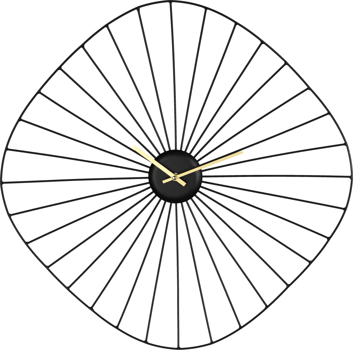 EGLO Wanduhr Matsumoto 60x60cm 425516 schwarz/gold – Hochwertig & günstig bei ShopDeca