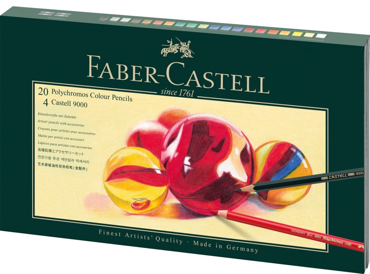 FABER-CASTELL Farbstifte Polychromos 210051 24er Set – Hochwertig & günstig bei ShopDeca
