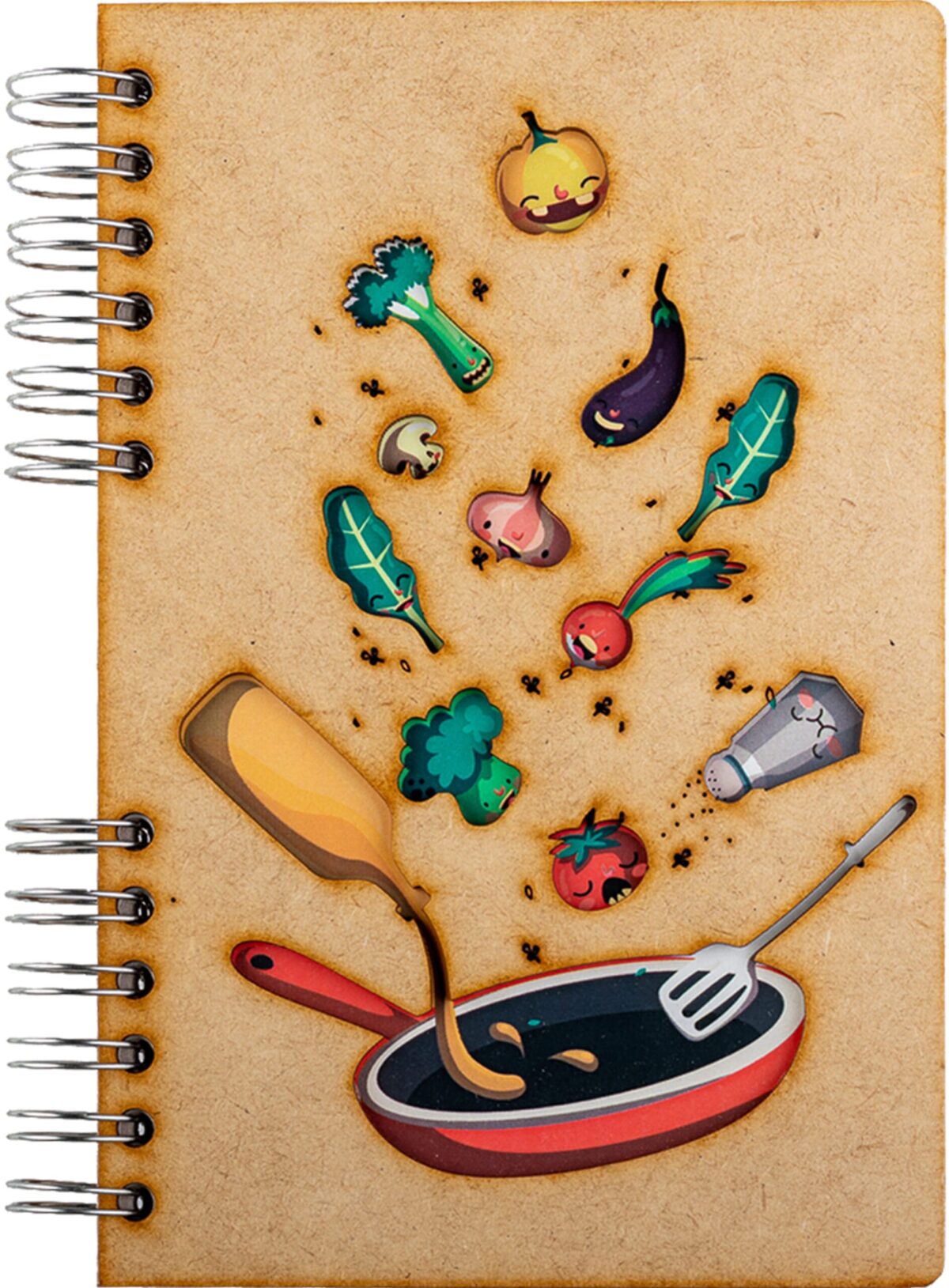 KOMONI Notizbuch Ingredients A5 ING5B blanko 90 Blatt – Hochwertig & günstig bei ShopDeca