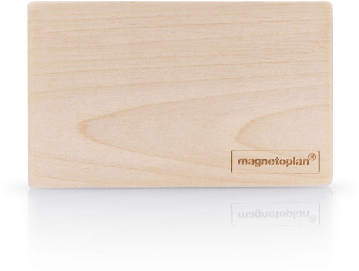 MAGNETOPLAN Magnetischer Stifthalter 1228749 Wood Series,Birke für 4 Marker – Hochwertig & günstig bei ShopDeca