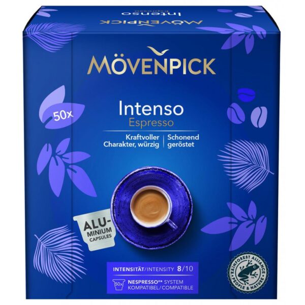 MÖVENPICK Kaffeekapseln 10.02082 Espresso Intenso 50 Stück