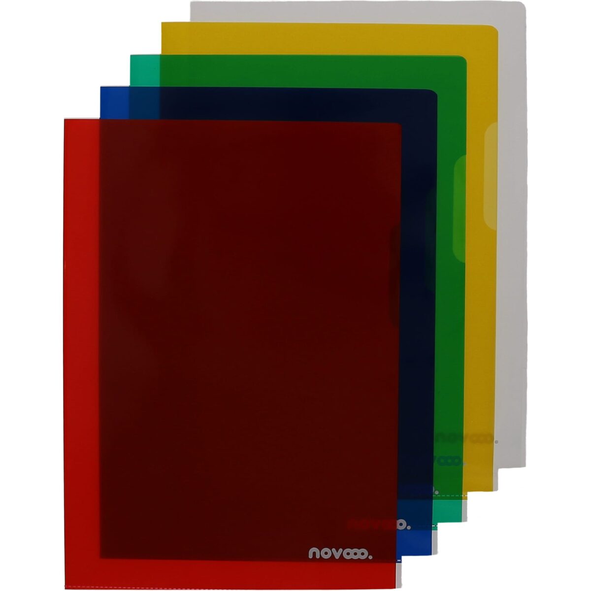 NOVOOO Pro Sichtmappen 120my A4 400197761 assortiert genarbt 100 Stück – Hochwertig & günstig bei ShopDeca