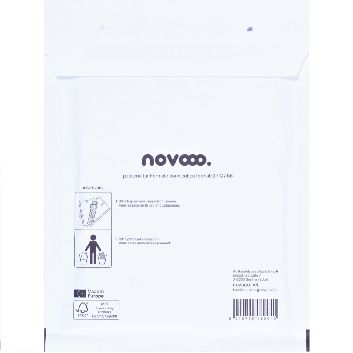NOVOOO Luftpolstertasche Mix E-1712136 weiss, 150x215mm 100 Stück – Hochwertig & günstig bei ShopDeca