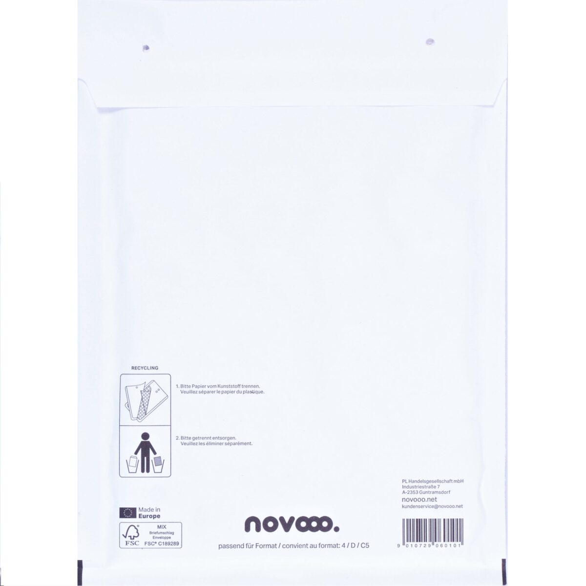 NOVOOO Luftpolstertasche Mix E-1712139 weiss, 180x265mm 100 Stück – Hochwertig & günstig bei ShopDeca
